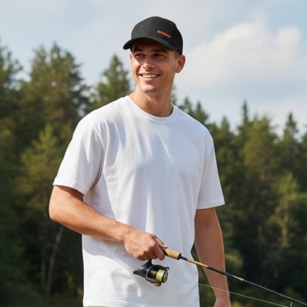 NWT SIMMS Baseball Cap with Bold Branding Flex Trucker Hat One Size Fits All